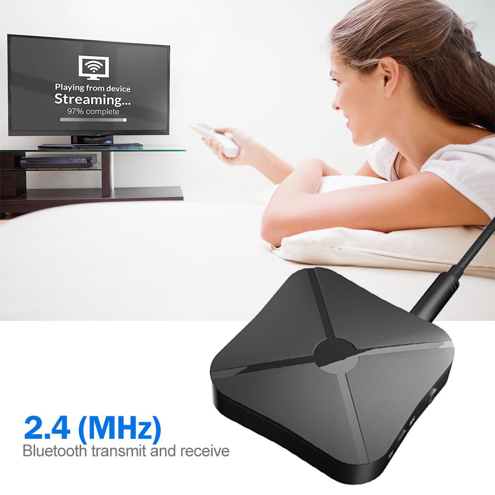 Tv Pc 2 In 1 Bluetooth Adapter 3.5Mm Draadloze Audio Muziek Ontvanger Zender Ondersteuning Technologieën BT4.2 A2DP Avrcp