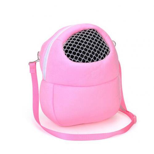Tragbare Atmungsaktive Hamster Igel Tasche Träger Kaninchen KäFeige Haustiere Reise Tasche liefert: Rosa L