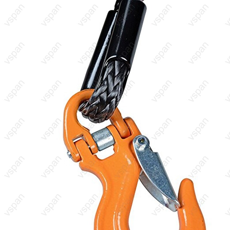 Half-Link Clevis Safety Latch Swivel Winch Hook For Jeep Wrangler Truck Off-Road 4wd accessories Synthetic Winch Rope Hook kits