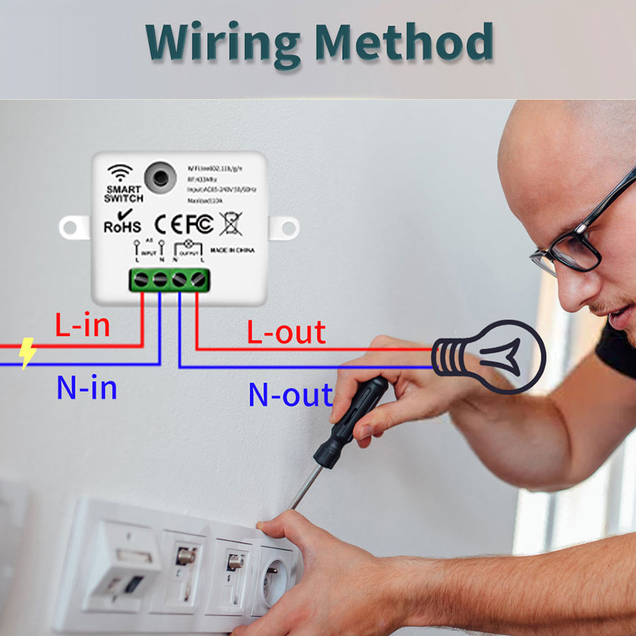 433 MHz Drahtlose Fernbedienung Licht Schalter 220 V 110 V 10A Relais Regler Mini Runde Geschmack Zauberstab Tafel Schalter für LED-Leuchten