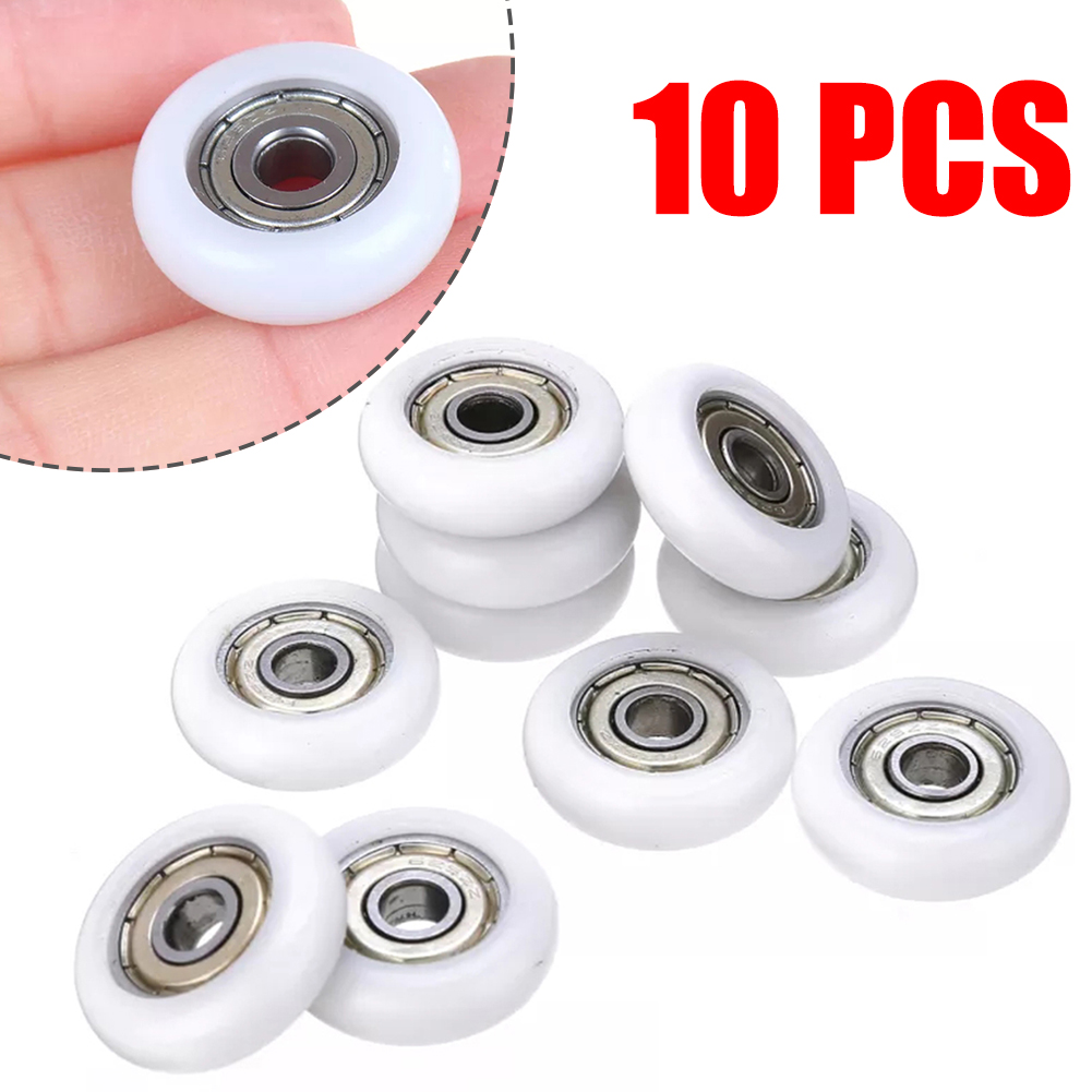 10 stücke Dusche Tür Rollen Rolle Badezimmer Glas Tür Rolle Schiebetür Räder 19/23/25mm Rad Schlecht Tür Ersatz
