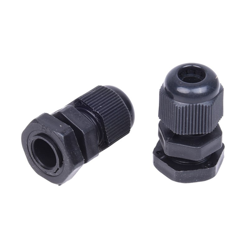 30Pcs PG07 3mm to 6.5mm Diameter Cable Glands Plastic Fasteners
