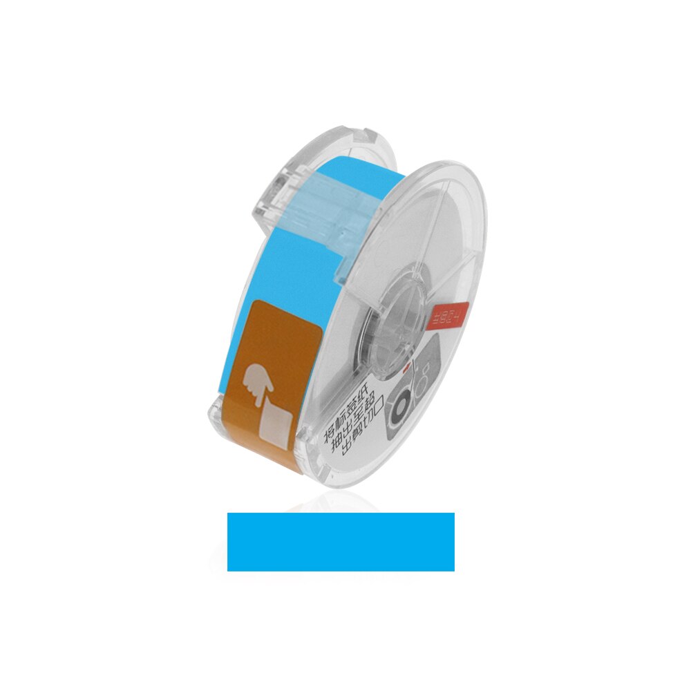 Mini Label Printer Portable Pocket Label Printer For QR Code Date Letter Printing Wireless Label Printer With Label Paper: Blue
