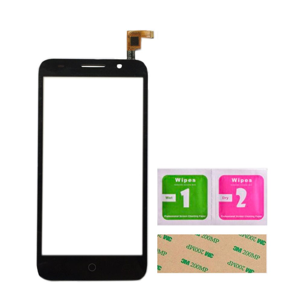 Touch Screen Sensor For Alcatel OneTouch Pop 3 OT-5065 5065 5065A 5065D 5065J 5065T Digitizer Panel Sensor Tools 3M Glue Wipes