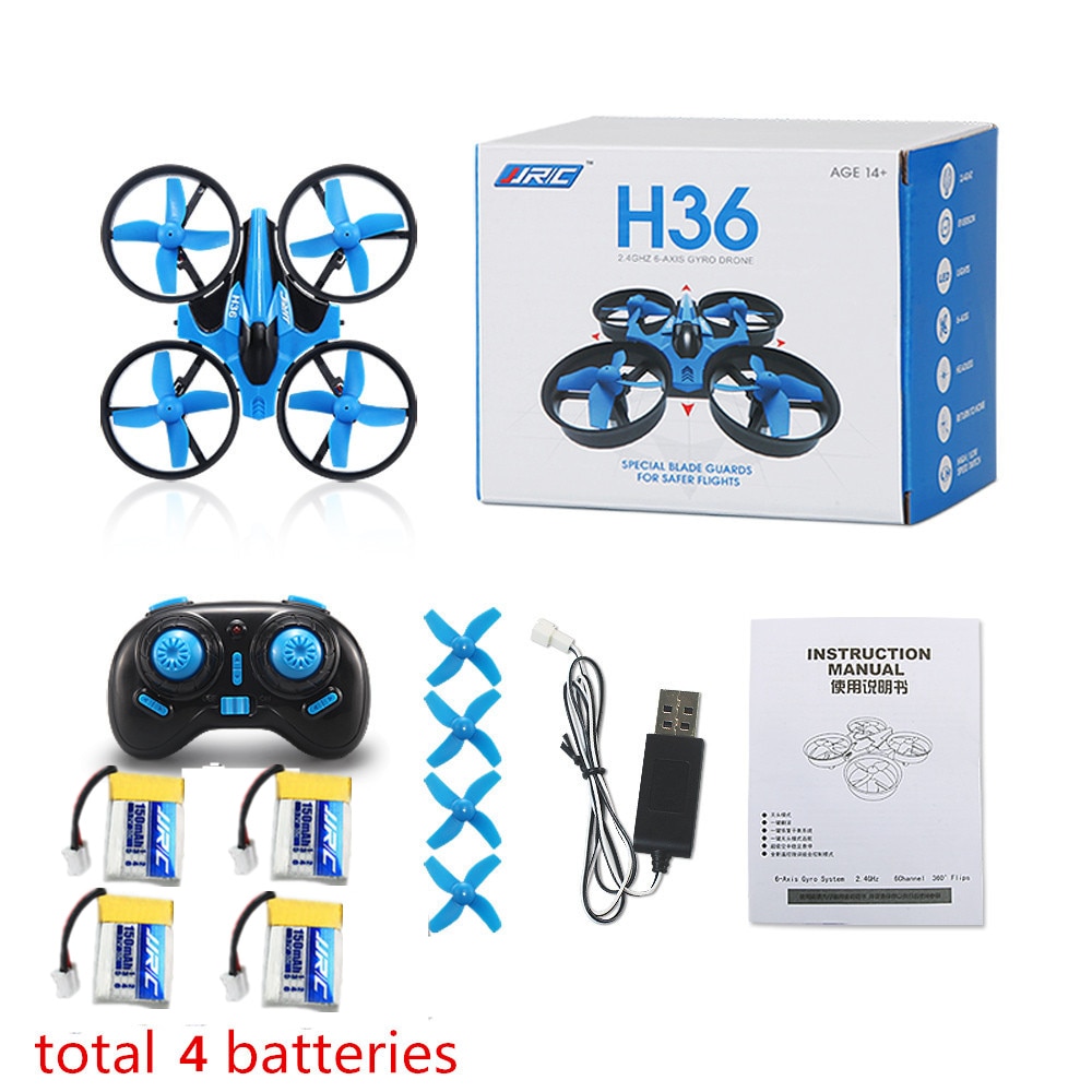 Mini Drone Jjrc H36 6 Axis Rc Micro Quadcopters Met Headless Modus Drones Een Sleutel Terugkeer Rc Helicopter Vs jjrc H8 Dron