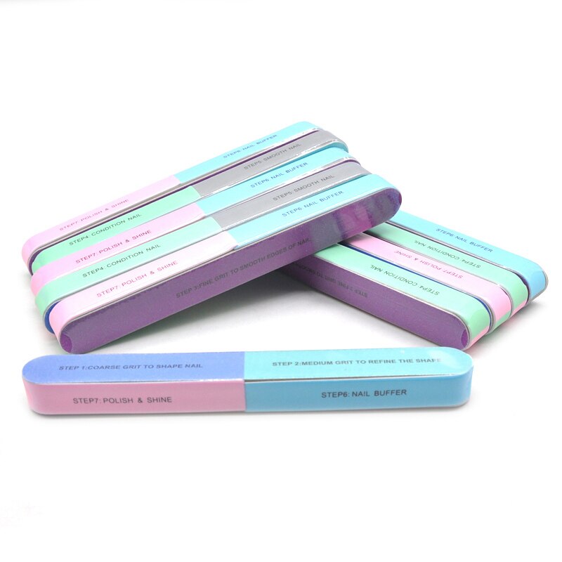 Buffer Smooth Ridges 60 Pcs/lot Sponge Nail Buffer Sanding Files Block ... – Grandado