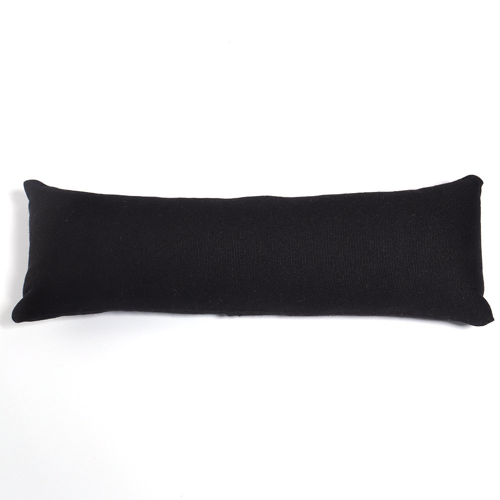 Schmuck Kissen Ständer Samt PU Leder Halfter Organizer Armbinde fallen Armreif Fußkettchen Uhr Anzeige Fotografie Stütze: Schwarz