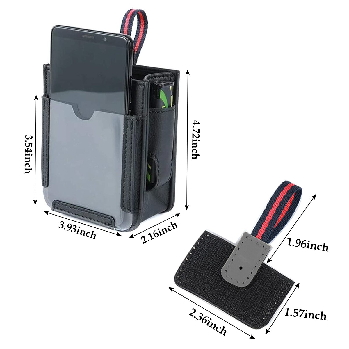 Multifunktionel bilopbevaringspose luftudluftning hængende læderboks briller telefonholder arrangør lomme automotive opbevaringspose: C