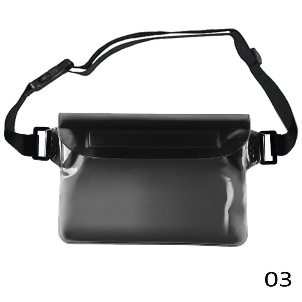 Bolsa impermeable para buceo y natación, bolso de bolsillo para iphone 7, 8, XR, Xs, funda/cámara: Color negro