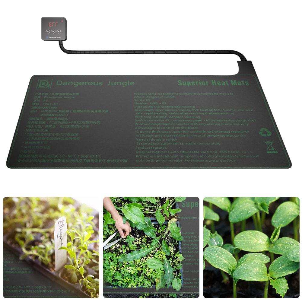 Almohadillas de calefacción para reptiles, calentador de temperatura ajustable para mascotas, 45w/25w, para terrario, resistente al agua