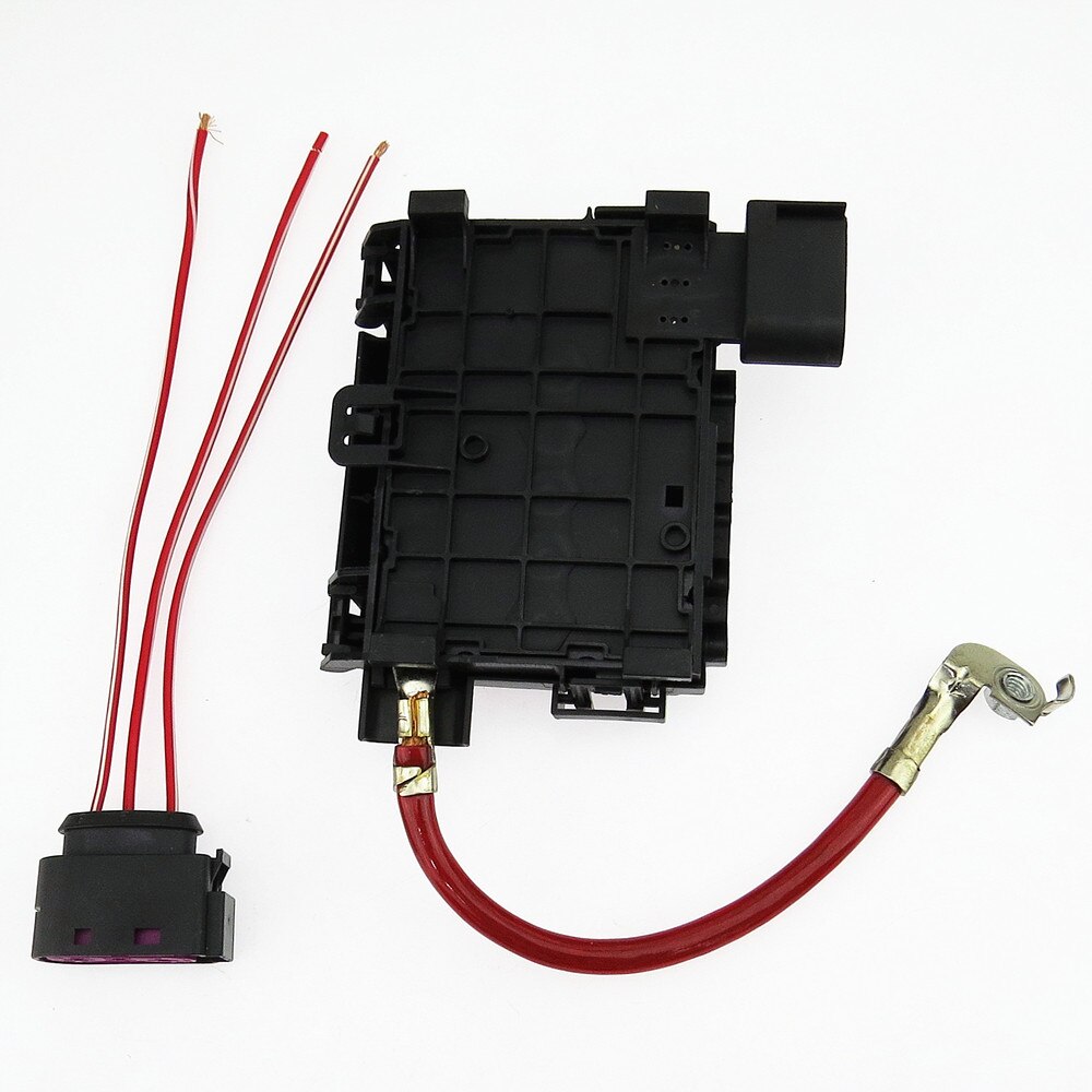 Scjyrxs accuzekeringkast + stekkerkabel voor golf bora  mk4 kever  a3 s3 seat leon octavia 1 j 0 937 773 1 j 0937617d 1 j 0 937 617d