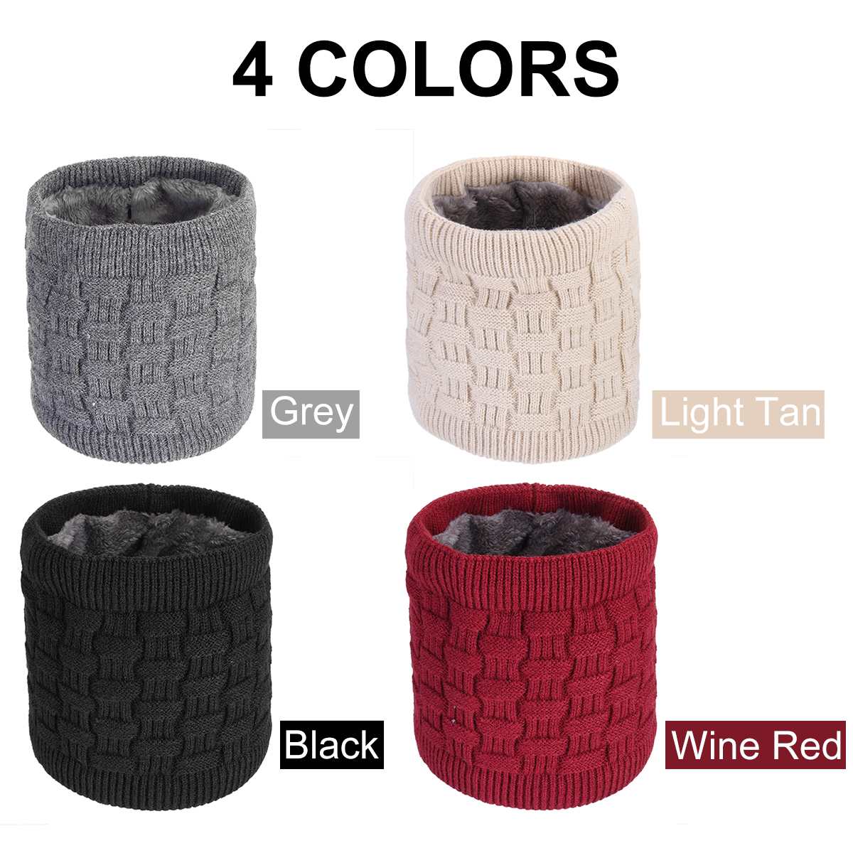 55 ° c Constant USB électrique chauffé cou écharpe laine artificielle cou plus col lavable hiver automne cou plus unisexe