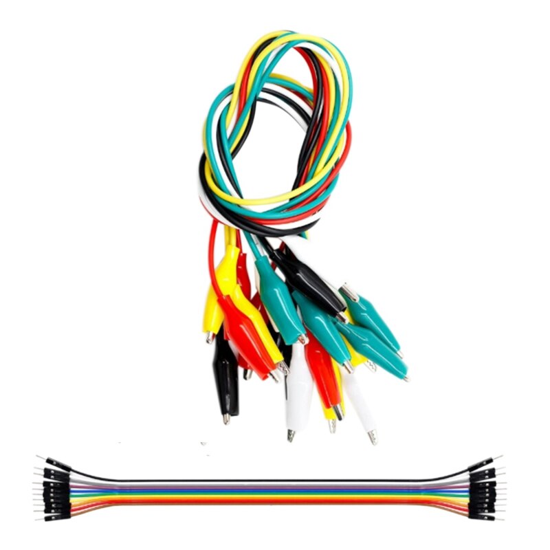 -Complete MK Set Deluxe Kit With USB Cable Dupond Alligator Clips For Makey