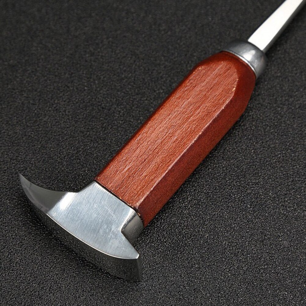 Refined Steel Ice Pick Punch Crusher Icing Breaker Wooden Handle Ice Pick Durable Ice Barware Bartender Tools Bar Accessories