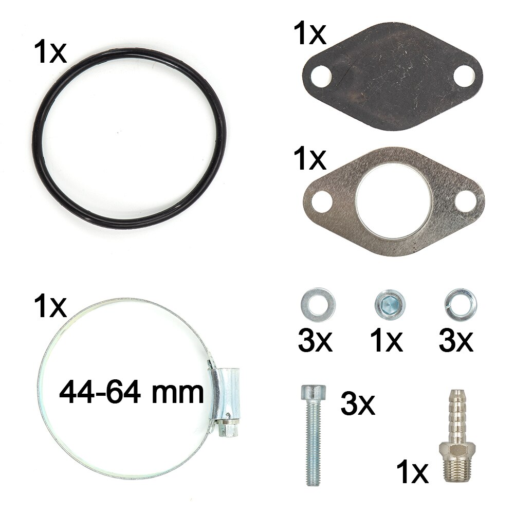Auto racing 50mm egr delete kit rørdragt til  vw 1.9 tdi 75/80/90/115 hk udstødningsgas recirkulation