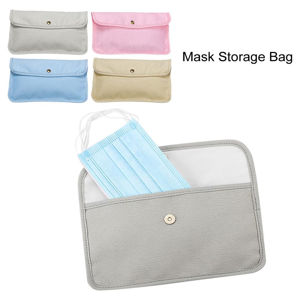 Portable Face Mask Storage Bag Dustproof Mask Case funda mascarilla estuche mascarilla Facemask Storage guarda mascarillas