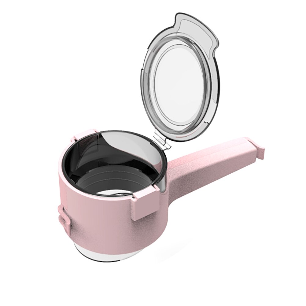 Contenedor de comida portátil, abrazadera de mantenimiento fresco, bolsa de cereales, utensilios de cocina, Clip de sellado multifuncional para granos, Ahorrador doméstico: Rosa