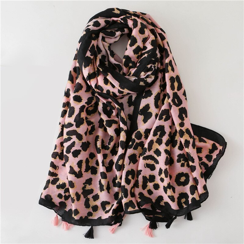 180*90cm kvinder tørret tørklæde i leopardprint blød temmelig stor leopard stjal tynd bomuld varm nok store sjaler cachecol wraps