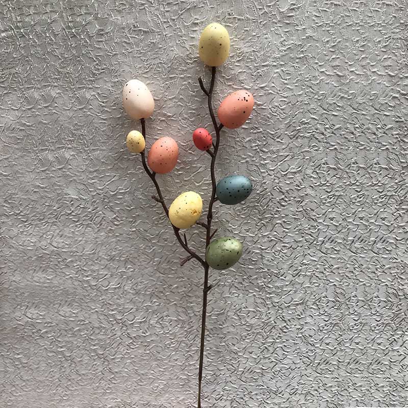 Neue Kreative Osterei Baum Decor Kreative Zweig Mit Malerei Eier Ostern Ei Dekoration Ostern Liefert Party Suplies: Tiefe Sapphire