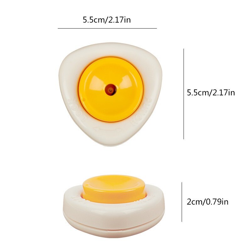 Piercing de huevo, perforador portátil de plástico para huevos, separador de cáscara de huevo para el hogar