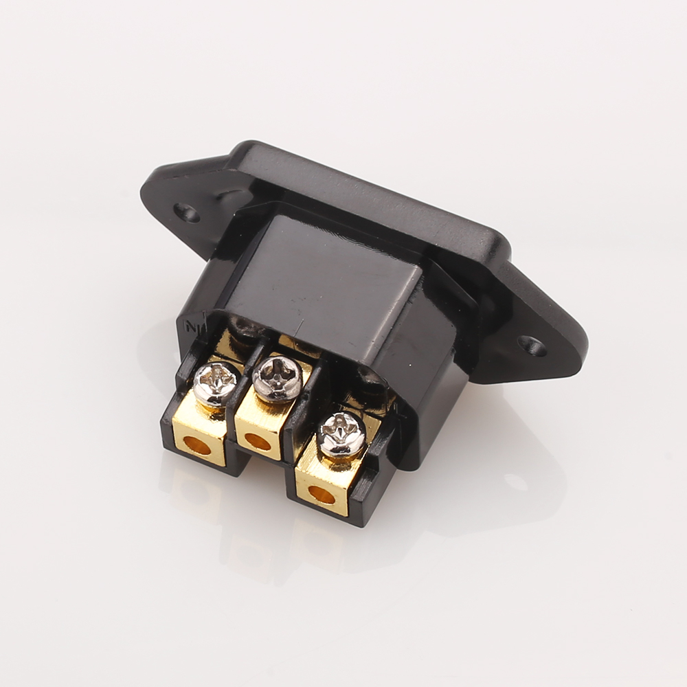 Hi-End Pure copper 24K Gold Plated IEC AC Inlet so... – Vicedeal
