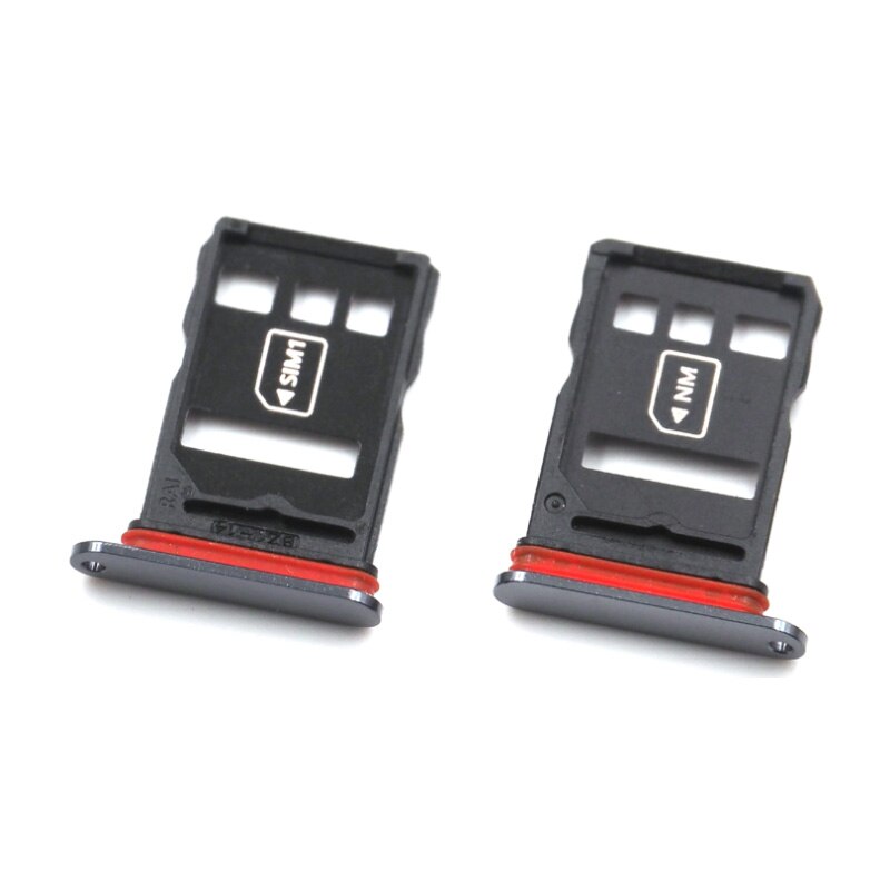 2/Pcs Sim Card Slot Sd-kaart Lade Houder Vervanging Adapter Voor Huawei Mate 40 Pro NOH-NX9 Reparatie Onderdelen