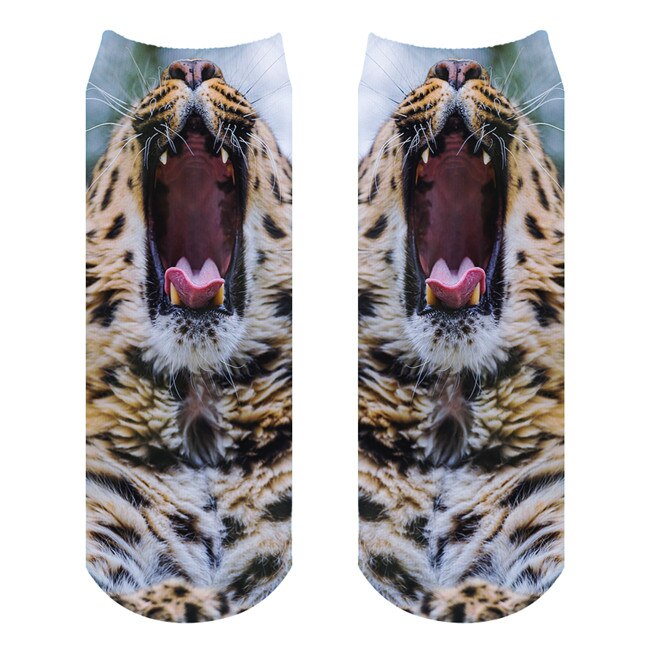 BAEKADOO Unisex Casual algodón 3D dibujos animados impreso Calcetines: A129