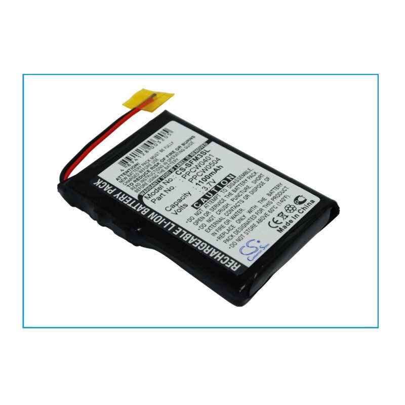 CameronSino para COWON iAUDIO M3 X5 I-AUDIO M5 20GB M5L X5L JNC SSF-M3 20GB PPCW0401 PPCW0504 batería