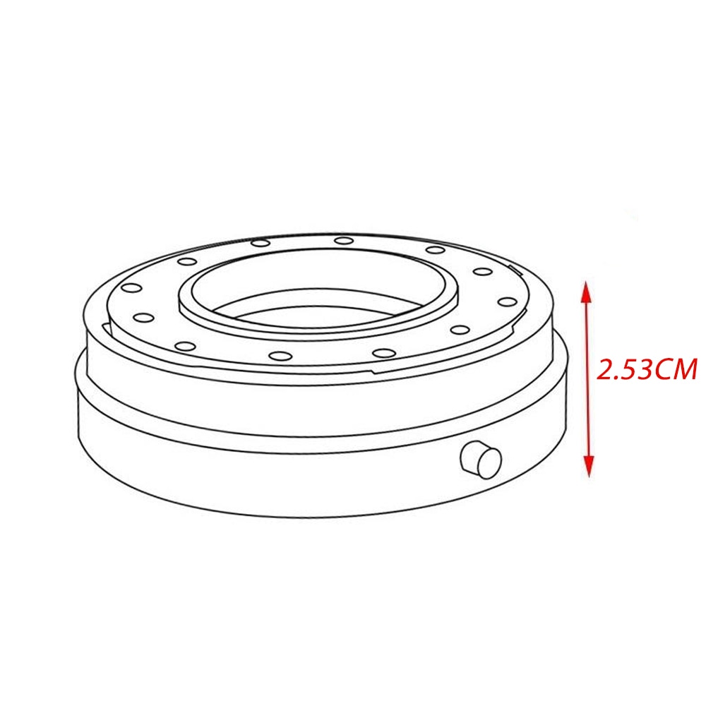 Thin Version 6 Hole Steering Wheel Quick Release Hub Adapter Snap Off Boss kit