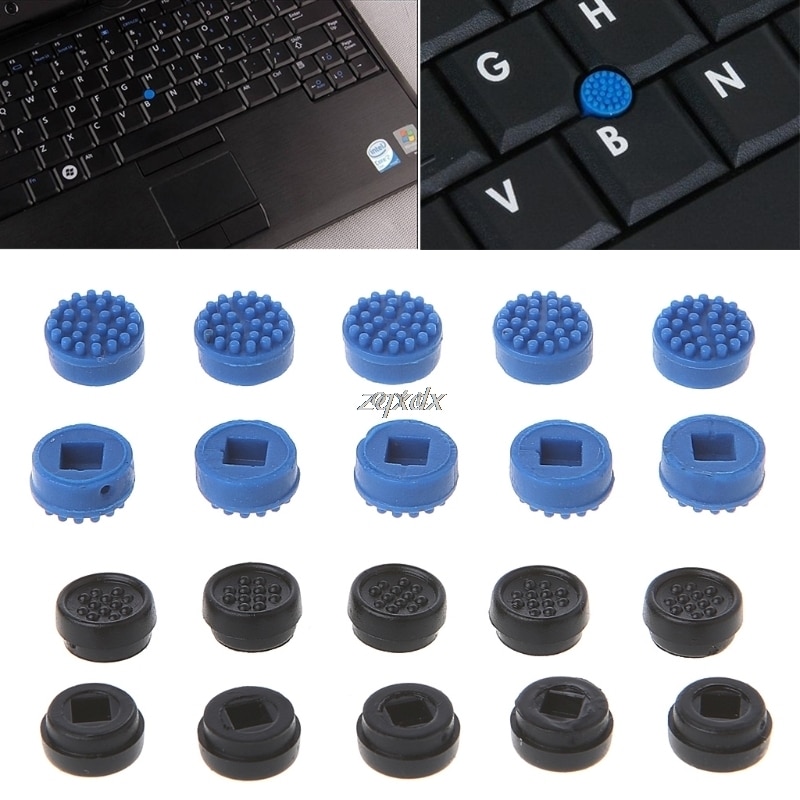 10 pièces Trackpoint pointeur souris bâton Point capuchon pour DELL ordinateur portable clavier noir/bleu couleur Z09 directe