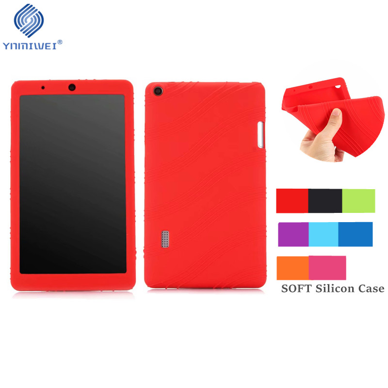 Doux étui pour Huawei T3 7 WiFi Version étui pour tablette Support de Silicone Protège La coque Pour Huawei MediaPad T3 7.0 BG2-W09 étui pour tablette