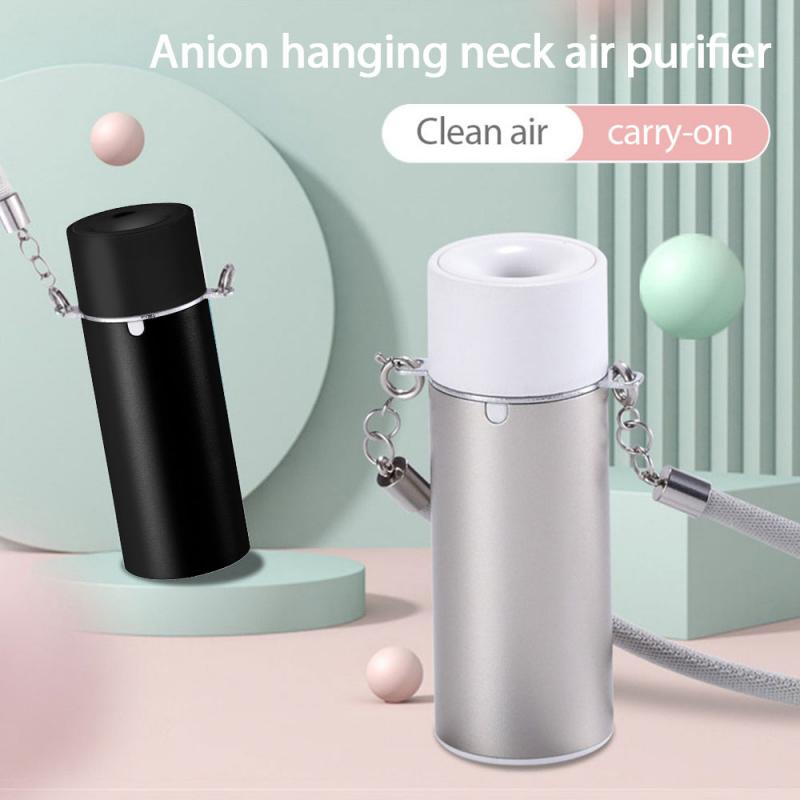 Car Air Purifier Air Purifier USB Portable Personal Wearable Necklace Negative Ionizer Anion Car Electrical Appliances