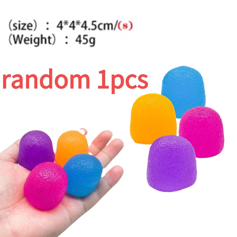 Mini outil de soulagement du Stress, bonbons, soulagement du Maltose, jouets à presser pour l'anxiété, balles anti-Stress, jouets de thérapie des mains, boule à presser à pincer de rebond: Brun foncé