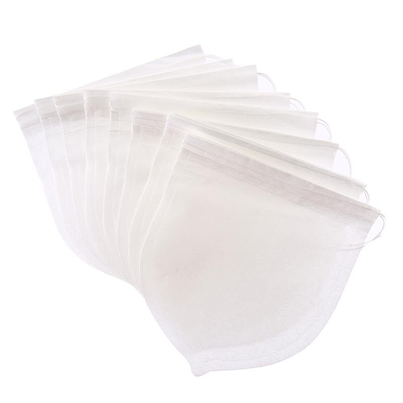 100 stk/parti form tepose filter infuser si papirposer varmeforseglet teposer med snor tepose til urte løsblade te