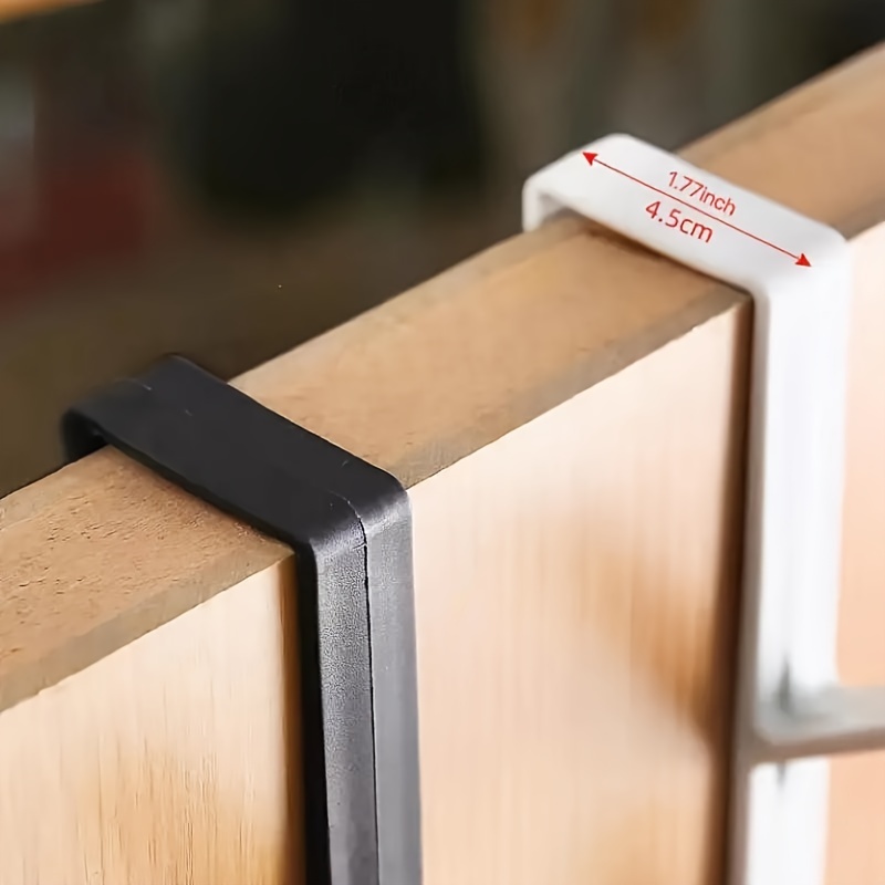 1/3 stk. dørhenger til soverom, kleshenger over døren, plast, oppbevaringsorganisering til hjemmet, veskeholder til vesker, skinner