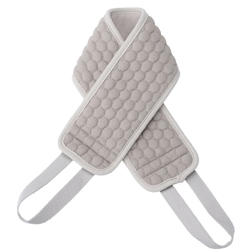 ZOTOBON Magie Spong Tuch Pinsel Schlecht Handtuch Reiben Zurück Schlamm Peeling Körper Massage Dusche Erweitert Wäscher Haut Sauber BrushM113: grau
