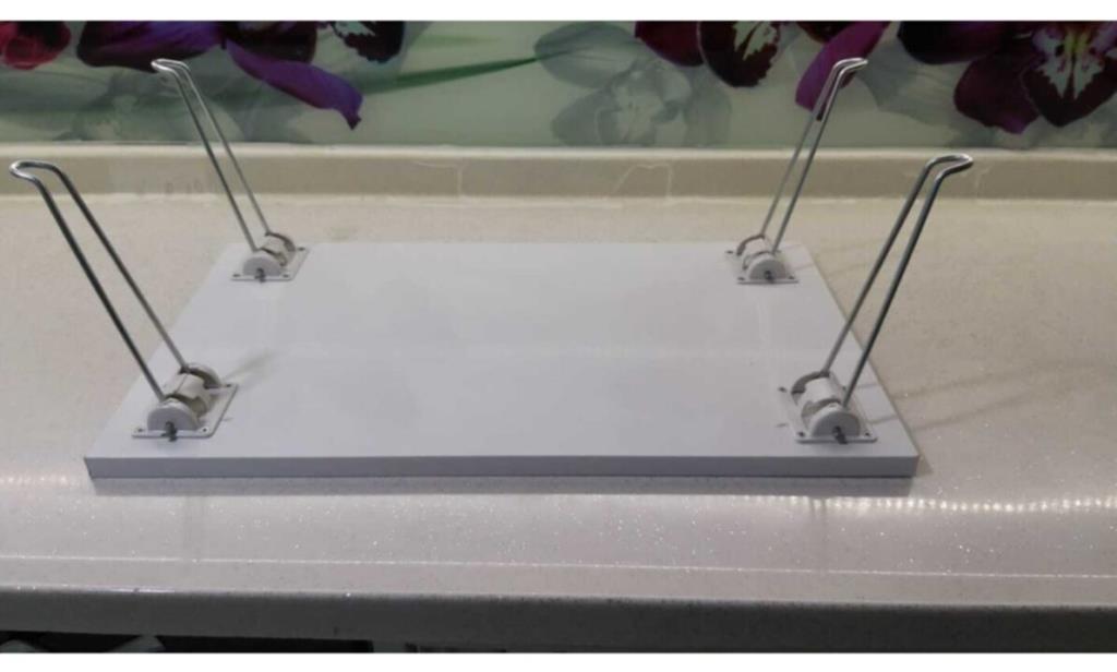 Folding Laptop-Working-Breakfast Stand-Bed Stand White