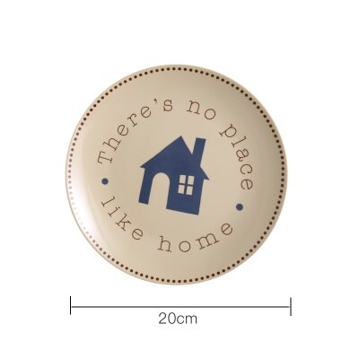 OUSSIRRO Wall Decorations Ceramic Wall Plate Ceramic butterfly Restaurant Cafe Bar Wall Decoration L2118: D