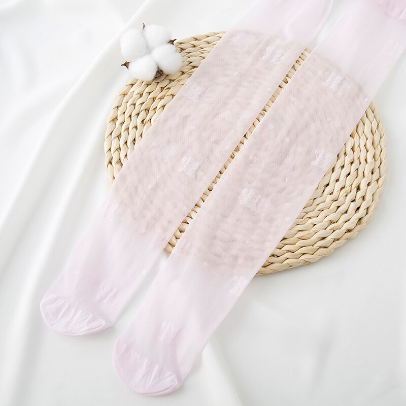 Mädchen bär ballon strumpfhosen sommer dünne abschnitt entkernt seide neun-punkt spitze hosen prinzessin sommer moskito-proof leggings
