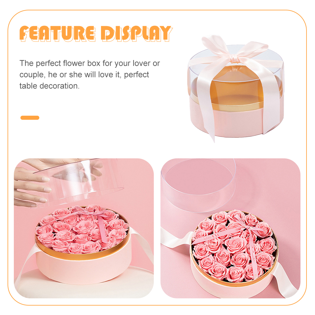 Bewaarde Bloem Doos Bloem Doos Boeket Verpakking Doos Met Venster