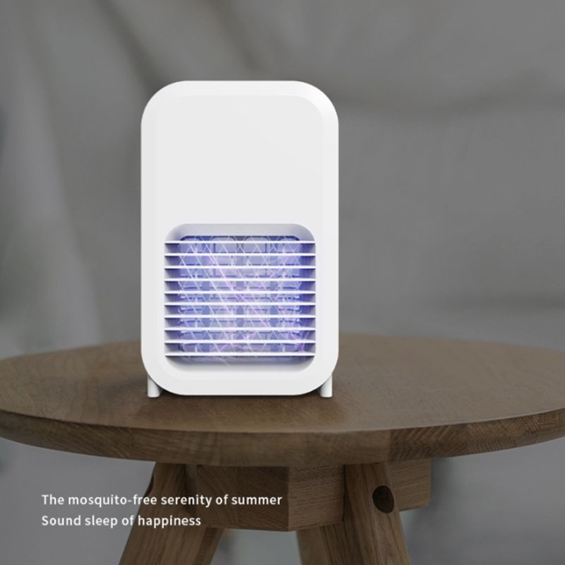 Indendørs eller udendørs elektrisk zapper til insekter, myg og fluer, dobbelt funktion: ketsjerfluer og bordpladezapper