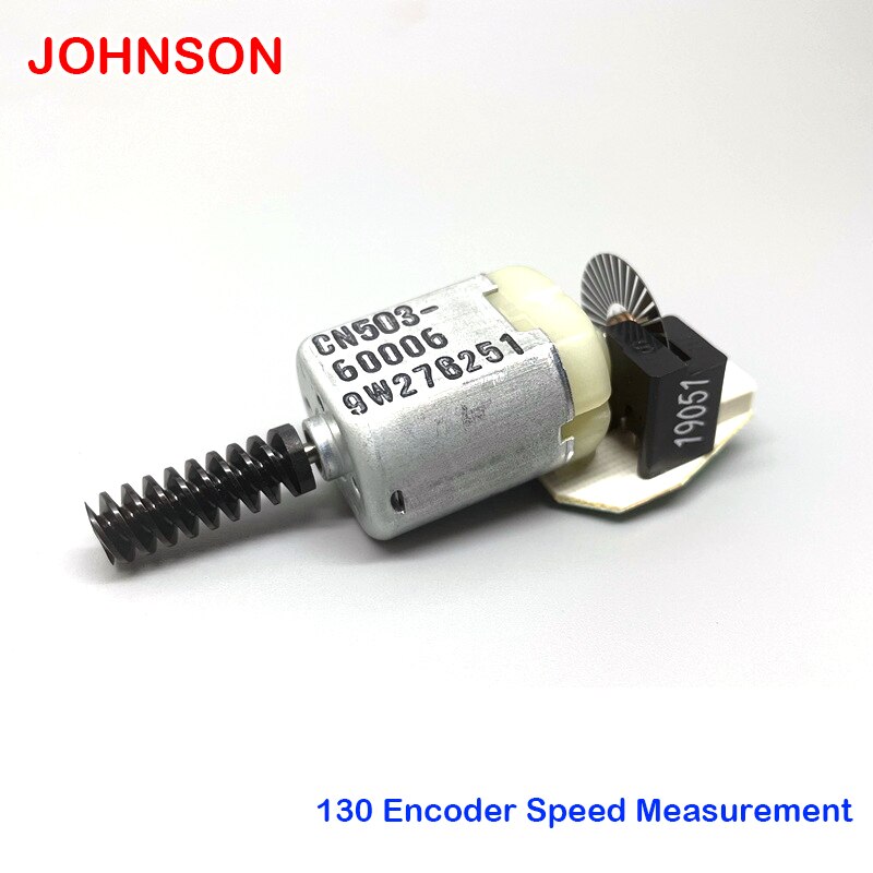JOHNSON Electric 130 Photoelectric Encoder Speed Measuring Motor Code Disk DC 5V-12V Volt 32 Line AB Phase Precision Motor