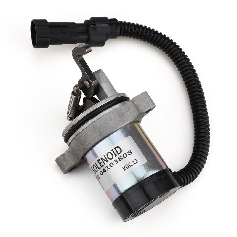 for Deutz Fuel Shut Off Solenoid 04103812 04103808 F3L F3M F4L F4M 1011