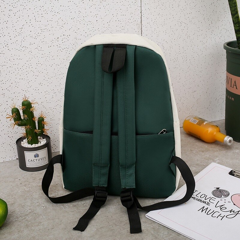 Lindas Mochilas escolares de colores mezclados para adolescentes, chicas, Mochilas para niños, bolsa de viaje, 4 unidades, Mochilas escolares de