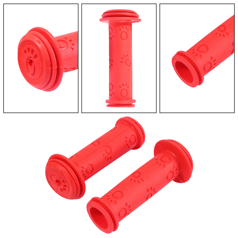 Rubber Grip Handle Bike Handlebar Grips Cover Anti-skid Bicycle Tricycle Skateboard Scooter For Child Kids Universal Scooter