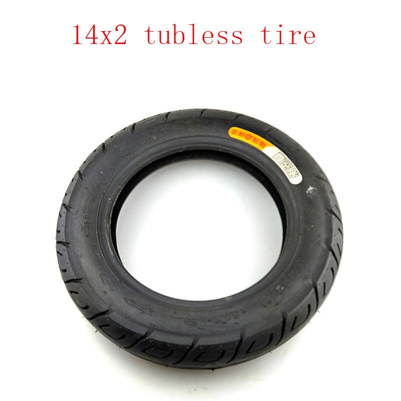 14x3.2 300-10 Explosion-proof CTS 14 inch Vacuum Tubeless Tire 3.00-10 / 14x3.2 fits Electric vehicle Electric Scooters e-Bike: tire A