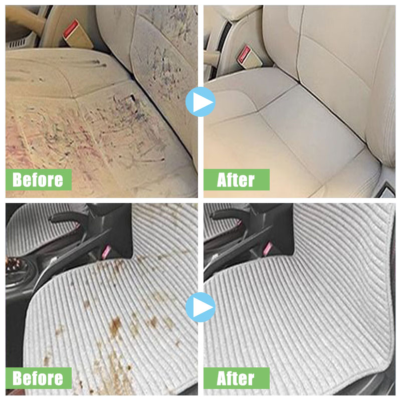 Auto-Innenreiniger, Deckenreiniger, Leder, Flanell, gewebter Stoff, wasserfrei, Mehrzweck-Reinigungsspray-Werkzeug für Auto-Armaturenbrett