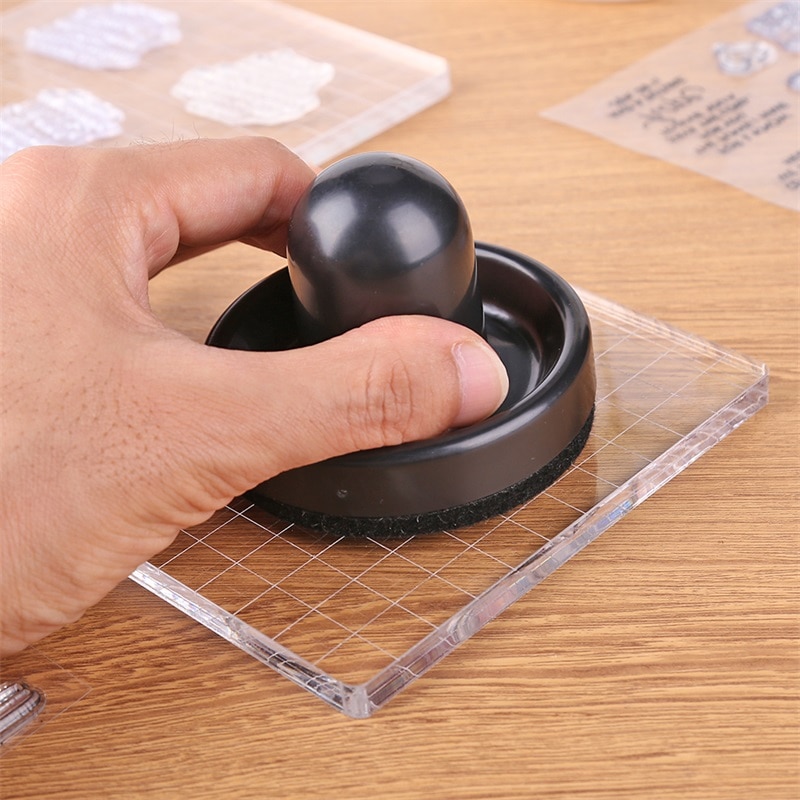 Outils de pression d&#39;estampage pour appliquer une pression uniforme lors de l&#39;utilisation de l&#39;outil de positionnement de timbre, outils d&#39;artisanat de Scrapbooking 7x9.5cm / 6x7.5cm