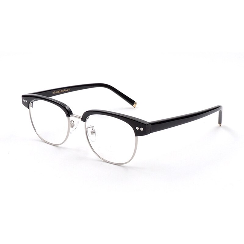 Okulary mężczyźni Johnny Depp okulary klasyczny oprawki okularów z acetatu kobiety marka okulary dla osób z krótkowzrocznością rama czyste soczewki skrzynka szczyt jakość: Glasses i pudełko C2