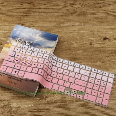 Laptop Keyboard Cover skin For HP Omen 15 15-dh0201ng 15-dh0135tx 15-dh0111tx 15-dh0006tx dh0007tx dh0008TX dh0009tx 15-DH: Gradualpink